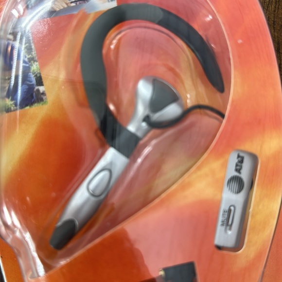 AT&T Y2K/Vintage EH500 Cordless Cellular Over-The-Ear Headset w/Clothing Clip - Picture 2 of 5